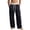 Black, variant on yillto Mens Baggy Pants Straight Leg Loose Casual Long Sweatpants Elastic Waist Drawstring Workout with Pockets