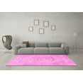 thumbnail image 3 of Ahgly Company Indoor Square Persian Pink Traditional Area Rugs, 3' Square, 3 of 4