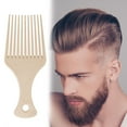 thumbnail image 1 of Hearth & Gear Wheat Straw Fork Comb Oil Hair Comb Hair Salon Styling Hair Fork Comb Big Back Hair Airplane Head Plug Comb Hair Salon Styling Comb Braid compatible with Machine Split End for 4c Hair, 1 of 4