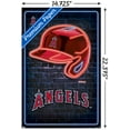 thumbnail image 3 of MLB Los Angeles Angels - Neon Helmet 23 Wall Poster, 14.725" x 22.375", 3 of 4