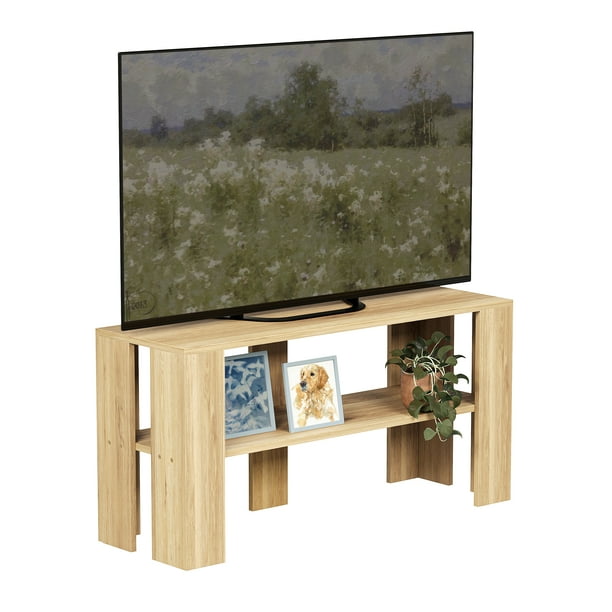Mueble Mesa para Tv Enso Moru Color Roble, Mueble Organizador Moderno |90x45x30cm|