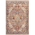 thumbnail image 3 of Mark&Day Area Rugs, 8x10 Willow Springs Traditional Peach Area Rug, Blue Orange Pink Carpet for Living Room, Bedroom or Kitchen (7'10" x 9'8"), 3 of 7
