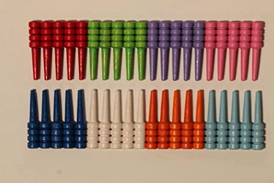 Pegs and Jokers Board Game 8 Player Handcrafted in the USA, of Select Pine Wood