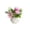 Hot Pink, variant on Virelaxpo Artificial Peony Flower Arrangement in Geometric Planter Faux Potted Plant for Office Living Room Desk Table Decor