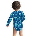 Cotton Baby Onsies, Blue Jellies Long Sleeve Unisex Newborn Baby