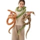 thumbnail image 3 of Peluche de Serpiente boa constrictor gigante Yashi 80 pulgadas verde, 3 of 5