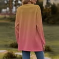 thumbnail image 4 of VISALY Long Cardigans Button Down Cardigans 2025 Fall Fashion Cardigan Lightweight Soft Knit Cardigan Long Sleeve Open Front Coat with Pockets Thin Cardigans Lightweight Cute Cardigans Brown Xl, 4 of 6
