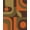 Orange, Pattern 2, variant on ODIKA 8'x10' Washable Area Rug Durable, Non-Slip Warm Autumn Tones Geometric and Shapes Elegant Blend of Curves Lines in Modern for Living Room, Under Sectional, Family