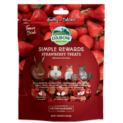 Oxbow Simple Rewards Strawberry Treats for Small Animals, 0.5 oz.