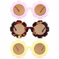 thumbnail image 2 of QualitChoice 3pcs/set Fashionable Vintage Kids Sunglasses UV Protection For Summer Style, 2 of 6