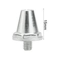 thumbnail image 3 of 12Pcs Football Boot Studs Spikes Stable Non-Slip for Rugby Shoes Hiking Shoes 15mm, 3 of 8