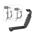 thumbnail image 1 of Graflsoa Universal L-Shaped Handheld Mount for DJI OSMO Mobile 2 & Zhiyun Smooth 4 Stabilizers with Dual Hot Shoe & Adjustable Rail Design, 1 of 6