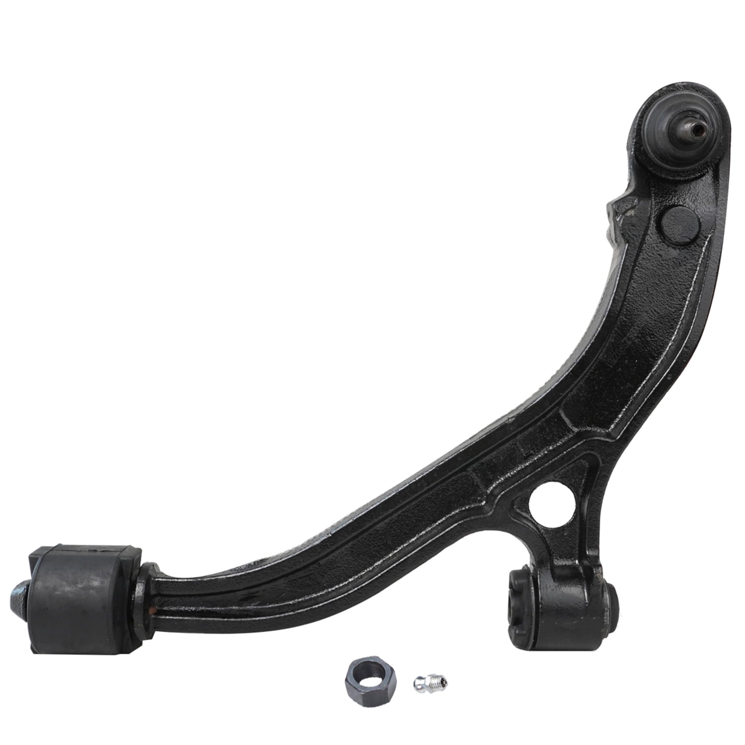 Detroit Axle - Front 2pc Set Lower Control Arms & Ball Joints Assembly for 2001-2007 Dodge Grand Caravan Chrysler Town & Country 2001-2003 Voyager 2002