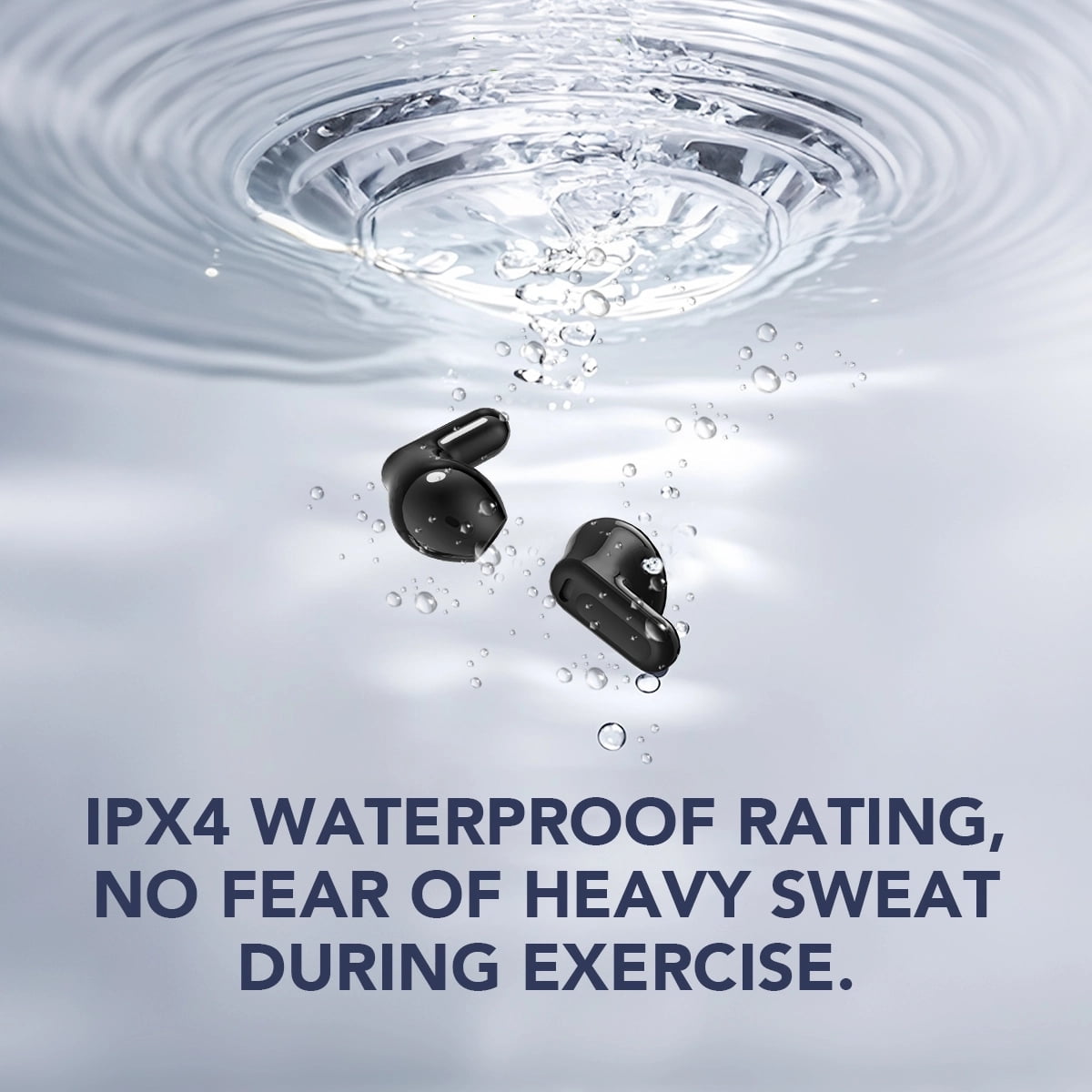 NE20 Wireless Bluetooth 6.0 In-Ear Earbuds, AI Translator, Noise-Cancelling Headphones, LED Touch Screen, 135+ Languages, 24H,Black + Ear Bag