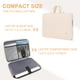 thumbnail image 2 of Funda para portátil Ytonet de 15,6 pulgadas resistente al agua para MacBook, color beige, 2 of 9