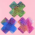 thumbnail image 5 of 20 Pairs Colorful Fish Scales Nipples Stickers Pasties Adhesive Nipple Covers Breast Petals for Women, 5 of 8