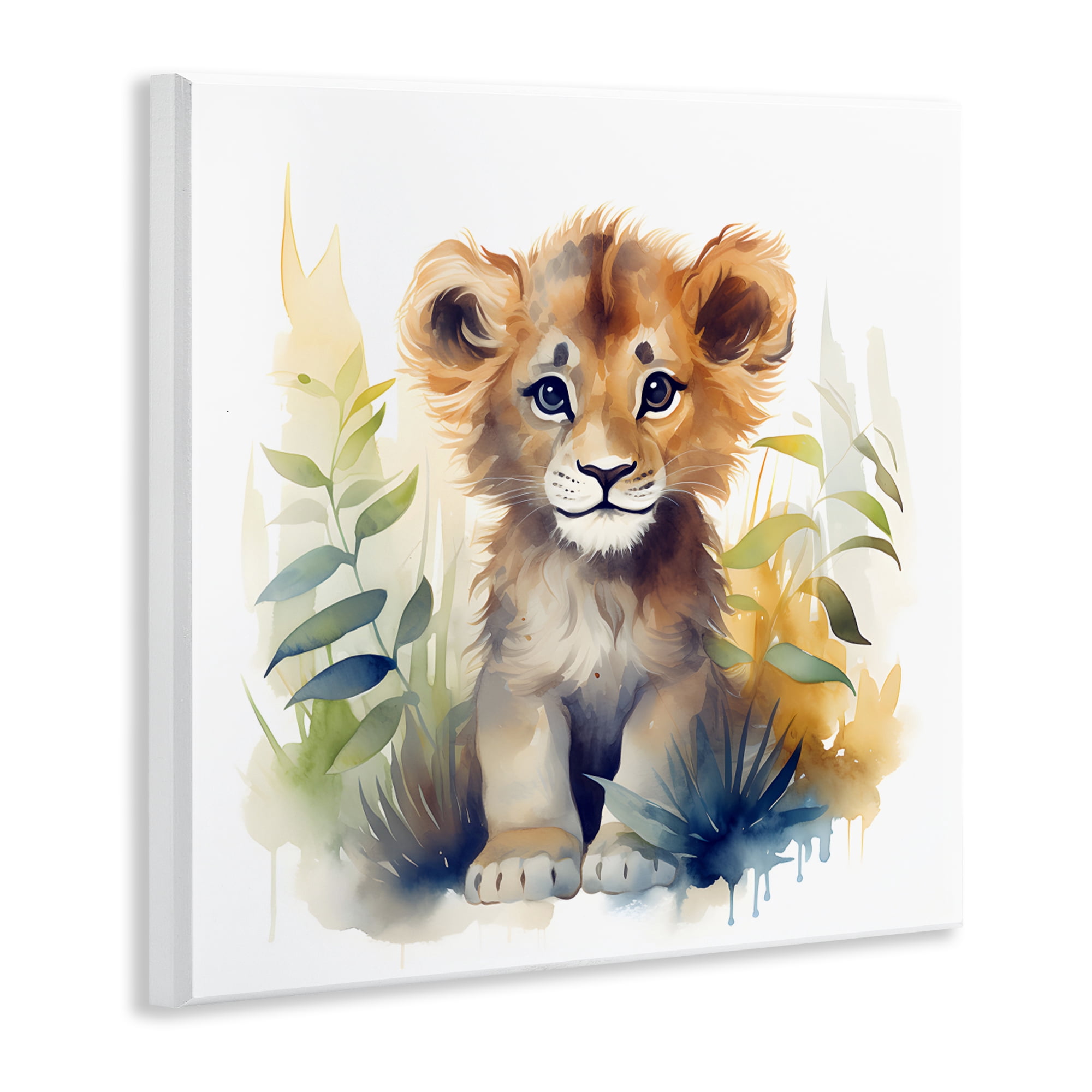 Stupell Industries Crafty Critters Lion Wall Plaque Art, design by Steve Hunziker