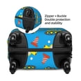 thumbnail image 4 of Easygdp Cute Car Cartoon Double-Sided Printed Elastic Suitcase Protective Cover,Invisible Zipper, Business Trip Luggage Cases,Washable And Resistant To Falling -X-Large, 4 of 9
