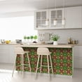 thumbnail image 6 of Mi Alma Green Yellow Floral Peel & Stick Vinyl Backsplash Tiles 5x5, 24 pcs, 6 of 10
