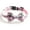 Pink, variant on Cheers.US Pet Collar Snowflake Santa Claus Pattern Decorative Removable Pet Kitten Collar Necklace with Bell for Christmas Collar is Wear-Resistant and Can Make Pet Comfortable to Wear