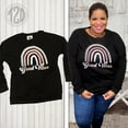 thumbnail image 6 of Tees2urdoor Good Vibes Yummy Pocket Sweatshirt, AS, Black, 6 of 6