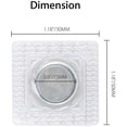 thumbnail image 2 of Broches magnéticos invisibles para ropa, imanes de tamaño pequeño con gran magnetismo, cierre oculto de PVC para coser, imanes fáciles de coser, finos e invisibles (20 pares), 2 of 7
