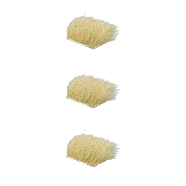 Billuyoard 1 Yard Dyed Feather Fringe Trim Ribbon Embellishment Type1 NO1