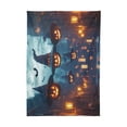 thumbnail image 2 of BZSMCE Square Tablecloth Sorcerer Pumpkins Pattern Tableclothes, 2 of 9