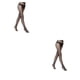 thumbnail image 2 of Minnieouse Medias negras Sexy Varios patrones Aniversario Red de malla misteriosa Medias de disfraces Ropa de mujer Panty-hose 6028 Type2 NO2, 2 of 6