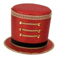 thumbnail image 3 of Sombrero de cascanueces Banda Juego de rol importante Disfraz Banda de música Accesorio de cosplay Rojo intenso, 3 of 8