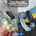 thumbnail image 1 of Pokémon Anime Original God Rock Jonglei Ray Yaekko reloj de pulsera para niños, reloj LED táctil impermeable, deportes, regalos de navidad, 1 of 4