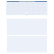 Blank Laser Checks - Top Position Blue 500 - Software Compatible