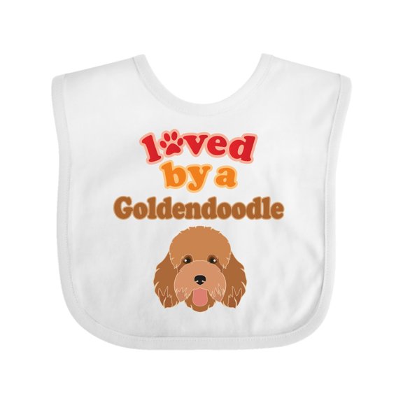 Inktastic Goldendoodle Dog Quote Boys or Girls Baby Bib