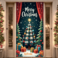 thumbnail image 4 of Colorful Theme Merry Christmas Banner Fun Decorative Design for Party Celebration Holiday Decoration Family Gathering, 4 of 9