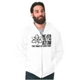 thumbnail image 5 of Never Trust An Atom Science Nerd Joke Zip Up Hoodie Men's Women's Brisco Brands L, 5 of 6