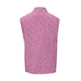 thumbnail image 4 of longantii Tank Tops for Men Casual Distressed Washed Sleeveless Button Tshirts Comfortable Polo Collared Tops Summer Lightweight Gym Tees Pink XXL, 4 of 4