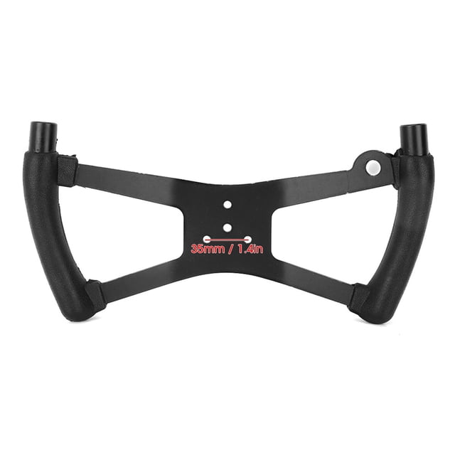 Volant Style Kart Noir pour Kart de Course Accessoire de Modification Auto