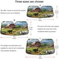 thumbnail image 5 of GZHJMY Farm Animals Car Windshield Sun Shade Foldable Sun Shield Shade for Blocks UV Rays Protector-Keeps Your Vehicle Cool for Most Sedans SUV Truck,55"x27.6", 5 of 7