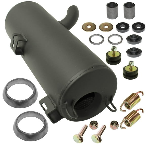 Exhaust Muffler Silencer & Kit for Polaris Sportsman 800 EFI 2007 W/Donuts