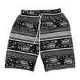 thumbnail image 2 of Pantalones cortos de playa para hombre y mujer, moda de verano, estilo bohemio, informal, con cintura elástica. patrón de escamas de pescado, 2 of 9