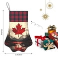 thumbnail image 2 of Dog Paw Decorative Socks 17x11.8in Top With A Strap Design For Easy Hanging For Festive Christmas Party Decorations Maple Leaf Snow Mountain Shrub, 2 of 8
