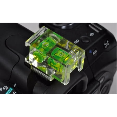 Digital Cameras Hot Shoe - Polaroid Hot Shoe Two Axis Double Bubble Spirit Level For Canon & Nikon Digital and Film Cameras