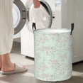 thumbnail image 5 of Fuzoiu Retro Snake Print Circular Hamper,Laundry Basket with Handle,Collapsible Laundry,Dirty Clothes Storage Basket,for Bedroom Bathroom Dorm Living Room-Small, 5 of 6