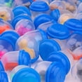 thumbnail image 5 of Vending Machine Capsules - 1.1 Inch Tiny Frosty Clear-Colored Acorn Capsules - 30 Pcs Empty Toy Capsules - Plastic Capsules for Toys - 28 mm Prize Machine Capsules - Small Colored Containers, 5 of 8