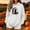 White, variant on Molidfa Women's Black Cat Hoodie Halloween Pumpkin Graphic Oversized Pullover Sweatshirt