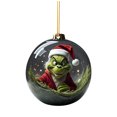 thumbnail image 1 of Grinch Christmas Decorations Christmas Acrylic Green Monsters Decorations, Acrylic Flat Christmas Tree Hanging Ornaments, Single Side Printed Pendant For Tree / Car / Backpacks, 1 of 7