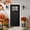 Black, variant on Sunrinx 36" x 80" White Fiberglass Front Entry Door with Clear Glass, Left-Hand Inswing Exterior Door, White 4-9/16" PVC Frame with Brickmould