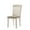 Cream, variant on Set of 4 Fedele Tan Fabric Side Chair, Wooden Dining Room Chairs, High Back Kitchen Side Chair, Farmhouse Dining Chairs for Kitchen, Dining Room (Cream)