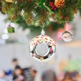 thumbnail image 6 of Beautynvta 4 Pcs Christmas Tree Decorations, 3.15'' Plastic Sweet Doughnuts Pendant, Shatterproof Christmas Dessert Hanging Decorations for Xmas Tree Windows Party Decor, 6 of 7