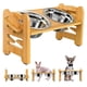 thumbnail image 1 of Cuencos Elevados PKDEF Ajustables en Altura y Ángulo con Alfombrilla Antideslizante para Perros Pequ, 1 of 7